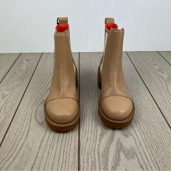 Sorel Women's Joan Now Chelsea Boots US7 Honest Beige, Gum 2 (orange) $190 - Picture 2 of 13